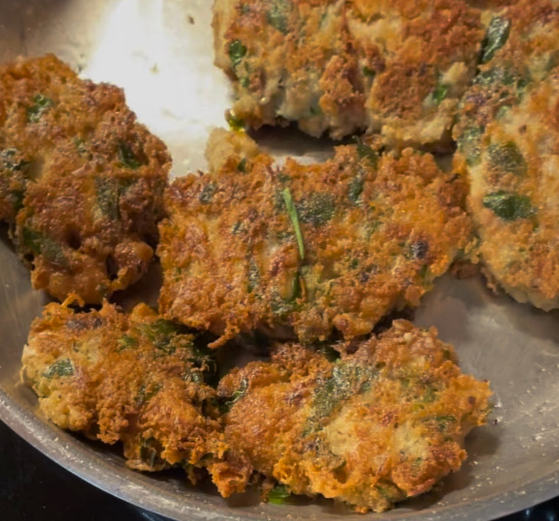Snow Oyster and Lion's Mane Fritters!