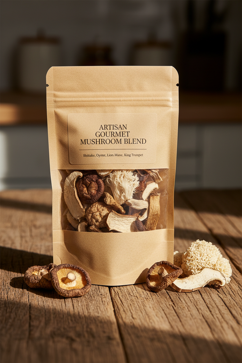 Dried Gourmet Mushrooms Mixed Varieties 35g