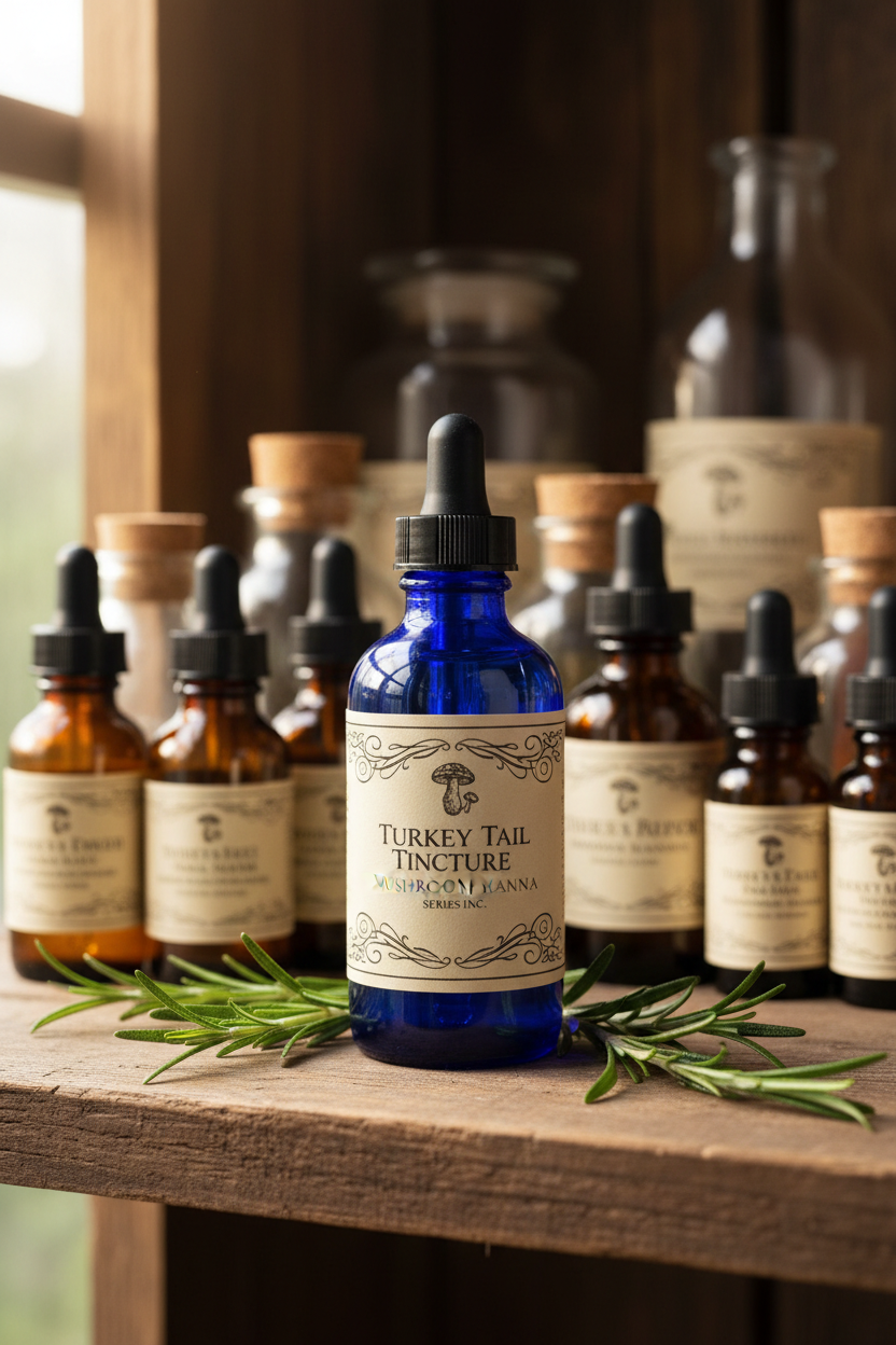 Turkey Tail Tincture - Mushroom Manna Series Inc.